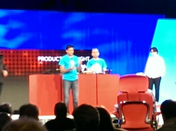 ElasticMindsCRC's tweet image. The #Mossbot from @playi programmed to like your pdt! That&apos;s disruptive! @waltmossberg can never be replaced #codecon