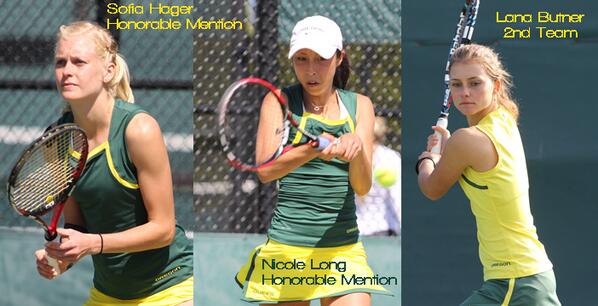 RELEASE: <a href="/LanaButtner24/">Lana Buttner</a> <a href="/SofiaHager/">Sofia Häger</a> @neecolelong Tab All-Academic Honors. goducks.com/ViewArticle.db… #GoDucks