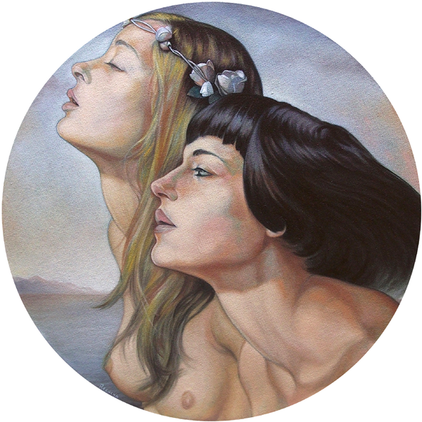 RetoSava's tweet photo. Fran #Recacha #peintre #art #figuratif #symbolisme #contemporain #Espagne "The Sing of the Sirens. 2010" https://t.co/xHkAaFmMau