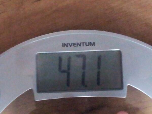 Client (29) met ondergewicht. Hard op weg naar die oh zo gewenste 50 kg. Het gaat haar lukken!