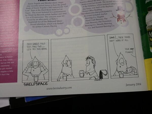 BeverageInd's tweet image. Apparently we used to run comics in our #LastDrop section. Maybe we should bring those back? #TBT from Jan. 04