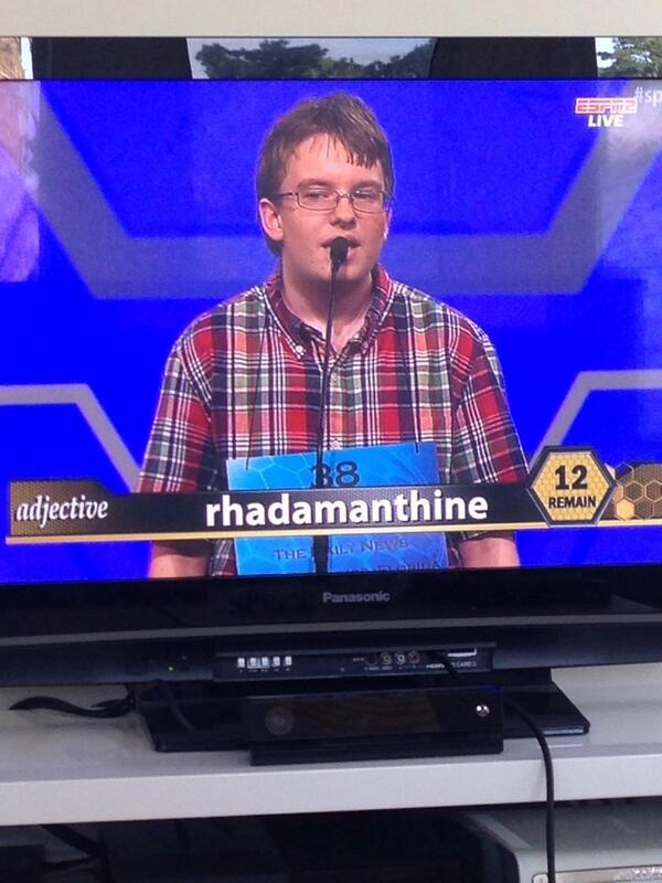 It's getting heated here on ESPN2 #NationalSpellingBee live and in HD