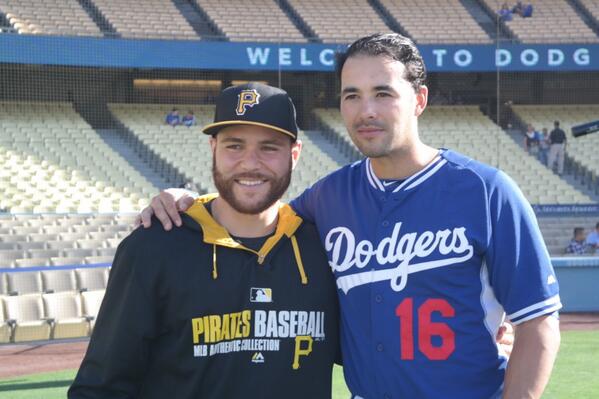 Los Angeles Dodgers on X: Then and now: Andre Ethier and Russell Martin.  #TBT  / X