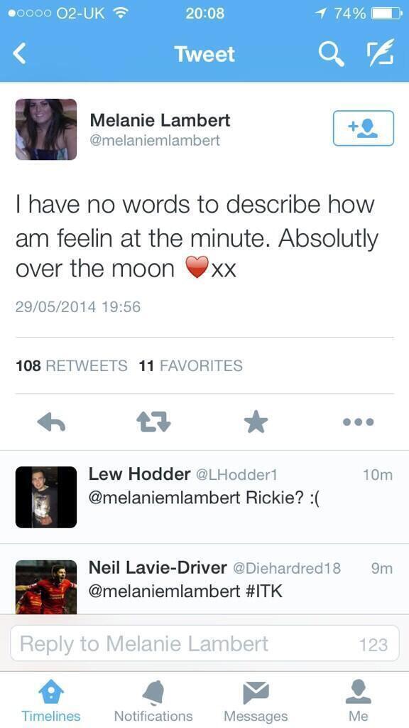 BackPage's tweet image. Proof that Lambert is a done deal? Tweeted but is now deleted