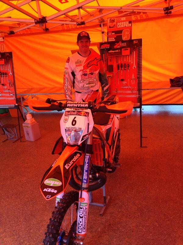 All ready for the @erzbergrodeo bike is ready thanks to KTM and <a href="/eurotekktm/">Eurotek ktm</a> <a href="/RedBullUK/">Red Bull UK</a> Earlystart for the Prologue