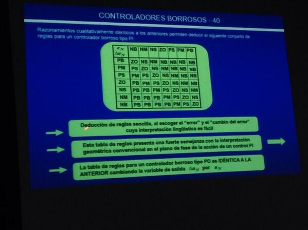 GLElectronica's tweet image. Un PI y un PD Fuzzy tienen un mismo conjunto de reglas @Ecienciaespe #CyT_ESPE2014