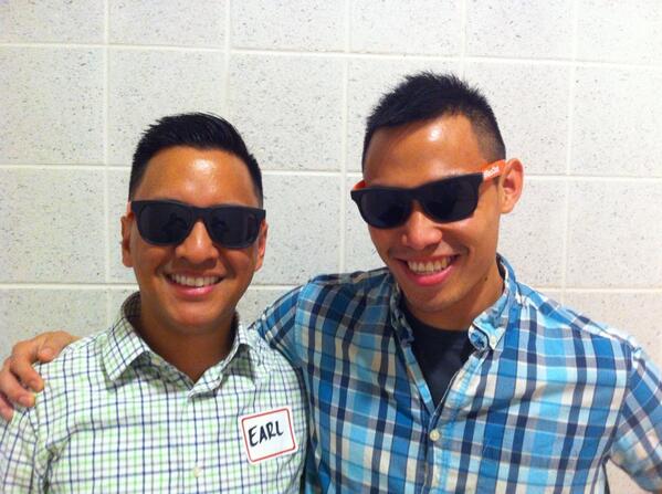 RecChat's tweet photo. Finally! @EarlCabellon can look as good as the rest of the #RecChat world! #NIRSA2014 http://t.co/vG7VzlTSu3