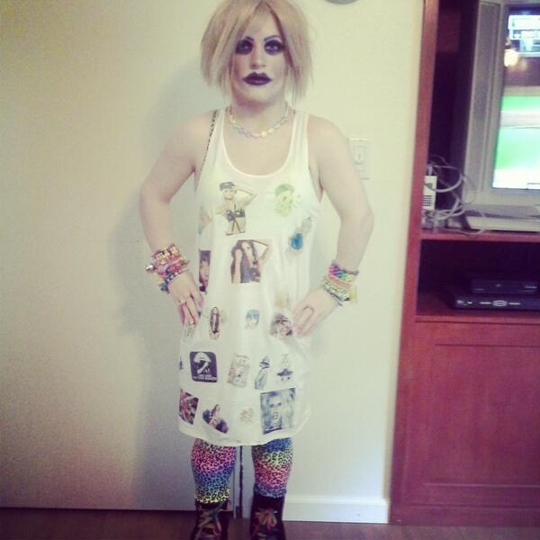 Eva_Amore's tweet photo. @ladygaga Heres a pic of me in my ARTPOP dress. I was going to wear it at ur seattle show. Smile and feel better! Xx http://t.co/wXkBEhI89d