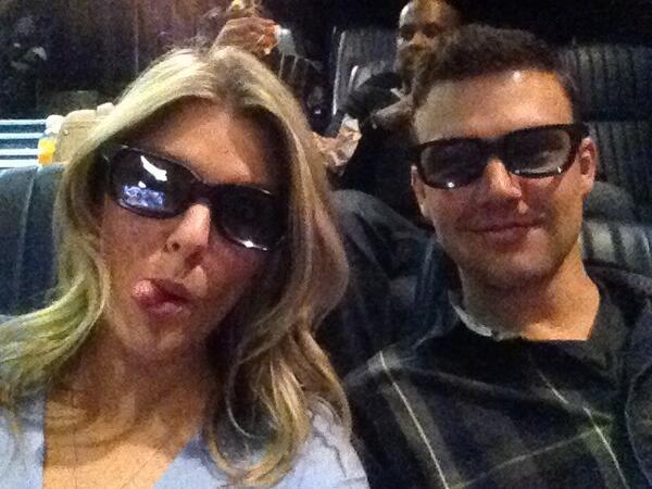 BrookePashley's tweet photo. Got our glasses on, we're ready for the show. #isTomhere #EdgeofTO http://t.co/P6uW4bvie9