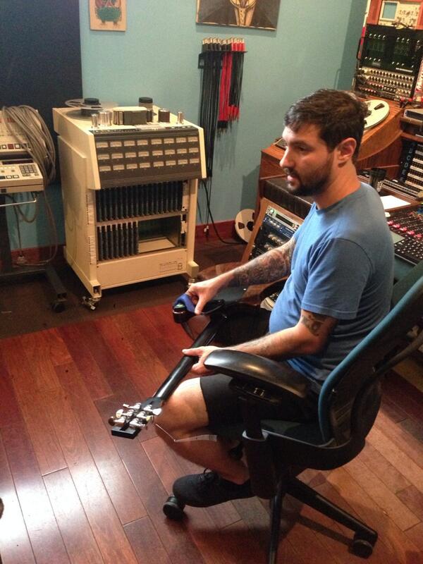 memorymapband's tweet image. Just relearning a song we recorded once.