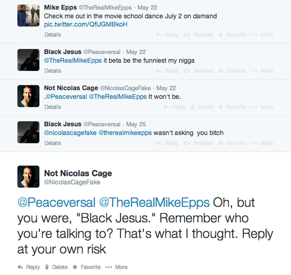 Not Nicolas Cage tweet media