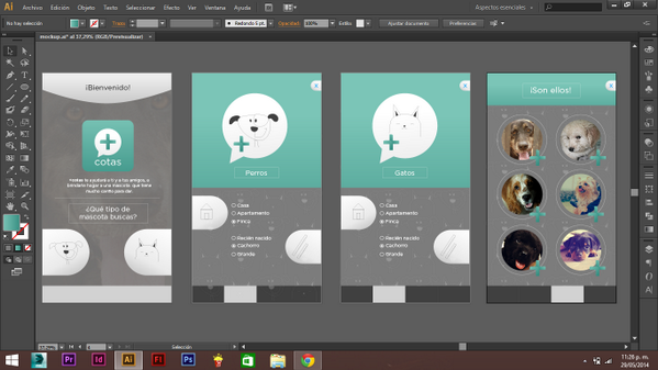 DilRada3's tweet image. Yo acá diseñando mi propia aplicación móvil :3 #ActionScript3