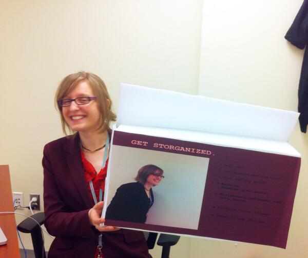 Storganized's tweet image. They look just a little bit alike.