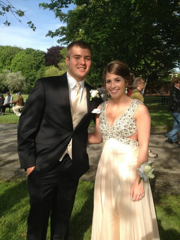 @jdmarciano Joe College Cool #wickedswag her Senior Prom