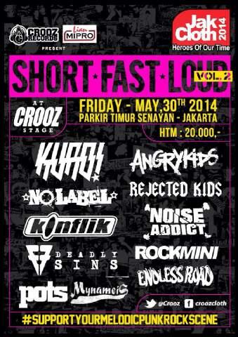 Hari ini nih guys di <a href="/JakCloth/">JakCloth</a> - <a href="/Crooz/">Crooz</a> stage #SupportYourMelodicPunkRockScene