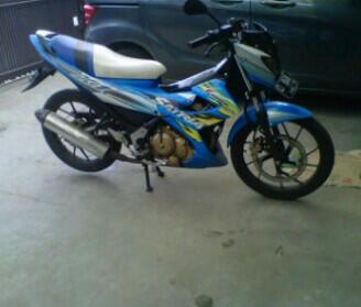 Telah hilang SATRIA FU plat D 6529 KF wrna biru putih ilang d'curi dpn rmh jl.pajajaran bdg,info 3331E387/08888053080