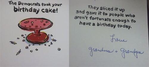 ColeTConner2016's tweet photo. Undoubtably the best birthday card I've ever received #voterepublican http://t.co/tltK4QyEcZ