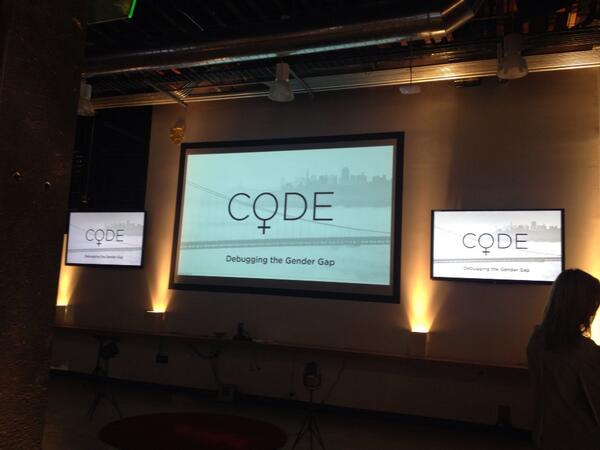 Malasharma's tweet photo. Just watched #CODEdocumentary teaser -debugging the gender gap. a critical mission. Thx @mason for invite @CODEfilm http://t.co/BxGjwTfH7B