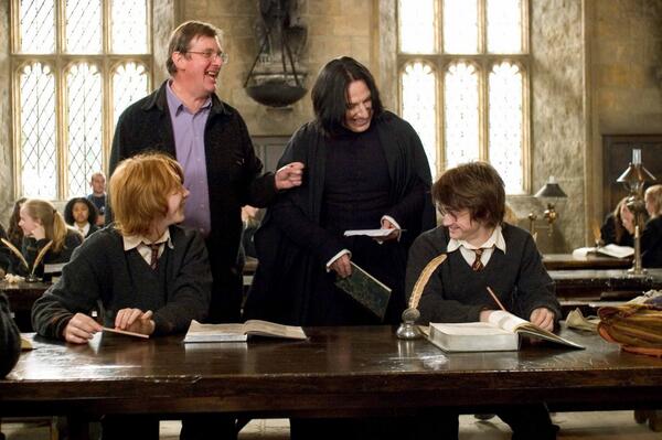 CommonPotterFan's tweet image. Behind the scenes of Harry Potter and the Goblet of Fire.