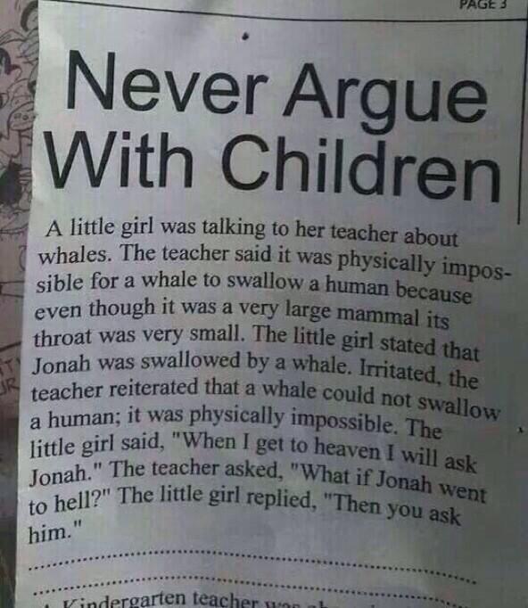 TheComedyHumor's tweet photo. Kids say the darnedest things http://t.co/2G2oKB20qZ