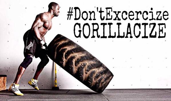 Gorillacize's tweet photo. The #Spurs and #OKC game is over, so get off the couch and get moving! #GorillacizeMe #NBAPlayoffs #LetsMove http://t.co/ud8m2YeuJK