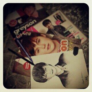 SelenaSwiftND's tweet image. my draw for the best alien ♥♥♥ @greysonchance @GreysonChanceU