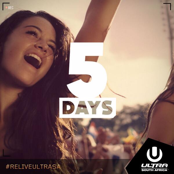 We Relive the Magic in ONLY 5 Days!  

4 - 06 - 2014 #ReliveUltraSA