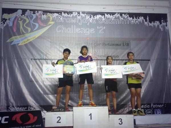 bbc_ub's tweet photo. Pemenang Tunggal Anak Putri http://t.co/sjC406ywdh