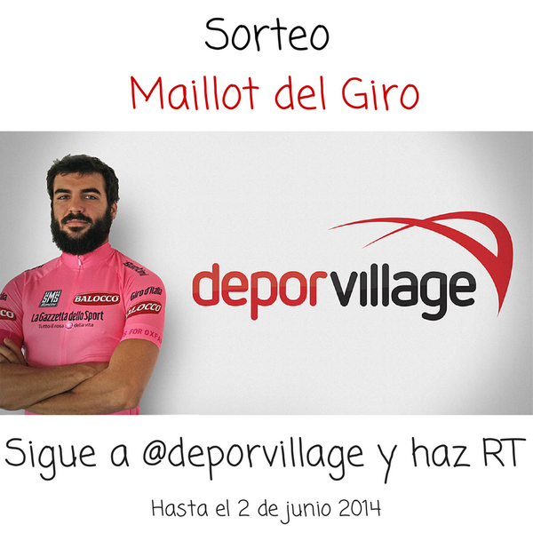 deporvillage's tweet photo. Sorteo Maillot del Giro para seguidores de @deporvillage haciendo RT de este mensaje #girodeporvillage http://t.co/fSIGHESufP