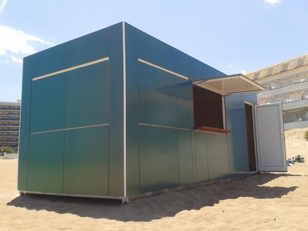 mmartinezausina's tweet image. Atractivo chiringuito montado por #ABCmodular en la playa de #Denia #arquitecturamodular #arquitecturaindustrializada