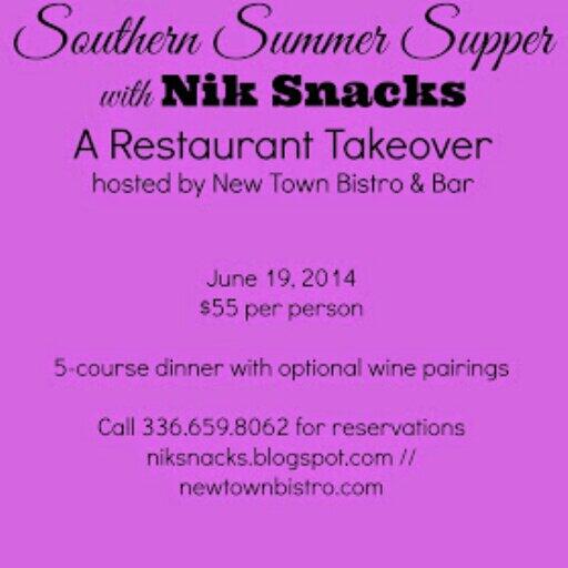 KyleAgha's tweet photo. "@NikSnacks: @DonnyDsmith  @NewTownBistro here ya go, chef! http://t.co/WK0jnNuaAQ #wsnc #takeOver http://t.co/3147gprUZm"