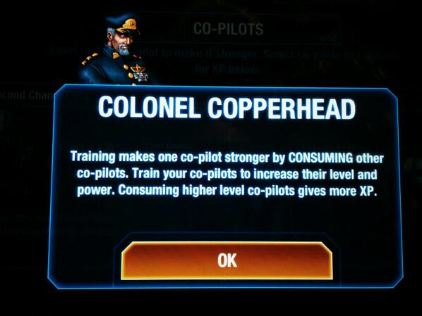 ksegerstrale's tweet image. Best creative excuse for a fusion mechanic ever. #gamedesignfail #copilotcannibalism