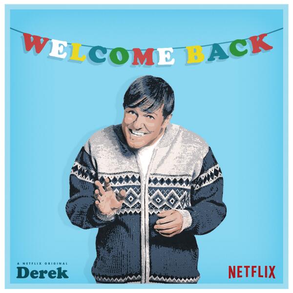 BeLikeDerek's tweet image. It's our favoritest day... #Derek Season 2 is now streaming on Netflix. RT if you're watching with us!