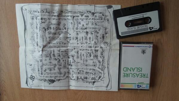 retroid_net's tweet image. Some serious retro here! Treasure Island on Commodore Plus 4 one of the first games I ever finished. With map! #yaarr