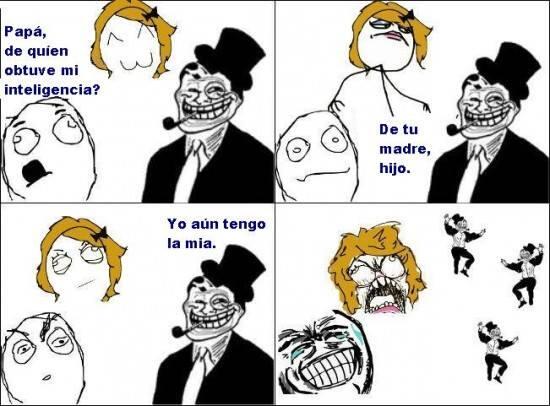 JOSUEL2681's tweet photo. @Muybuenosdias papa de quien obteve la inteligencia, De tu madre hijo yo aun tengo la mia jajajaja http://t.co/yHC4WUzpKM