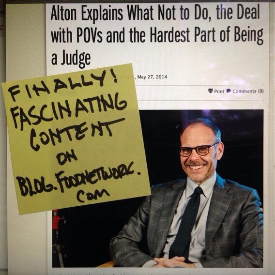altonbrown's tweet photo. http://t.co/vA5g6aWZe5 #foodnetworkstar http://t.co/xV4w1zNfk6