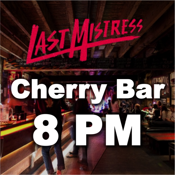 Last_Mistress's tweet photo. LAST CALL!!! Cherry Bar @ 8 PM 103 Flinders Ln
With a shoutout from @TripleMMelb today, you know it's GOTTA be good! http://t.co/of8IsonPPV