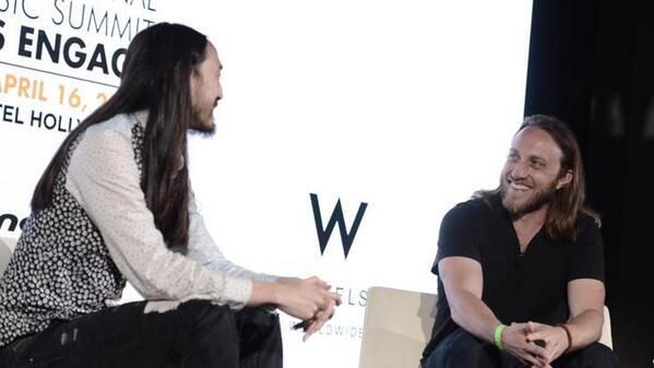 IMSEngage's tweet photo. VIDEO: @steveaoki in Conversation with @Chad_Hurley from #IMSengage: http://t.co/n0V6vLKQXH http://t.co/3MZhFbWAkr