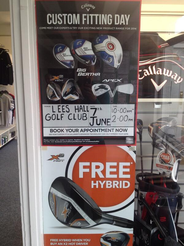 Callaway fitting day on June 7th at Lees Hall. Times still available ! 01142507868 to book #trackman #callaway