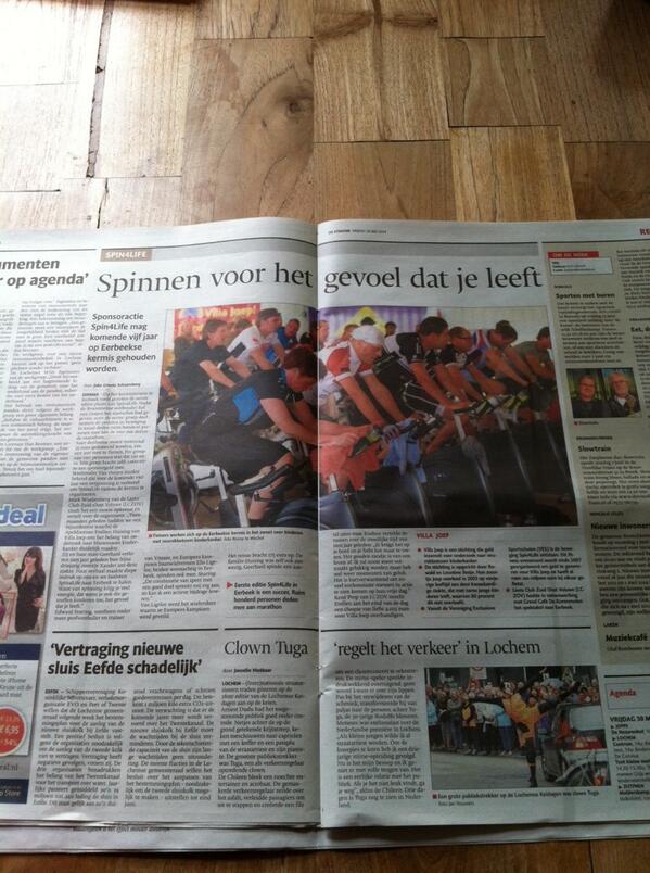 ErwinNijenhuis_'s tweet photo. Best een beetje trots na artikel in @ds_Zutphen !! @LionsZOV @Lionsspin4life @villajoep http://t.co/7HHbdQh1If