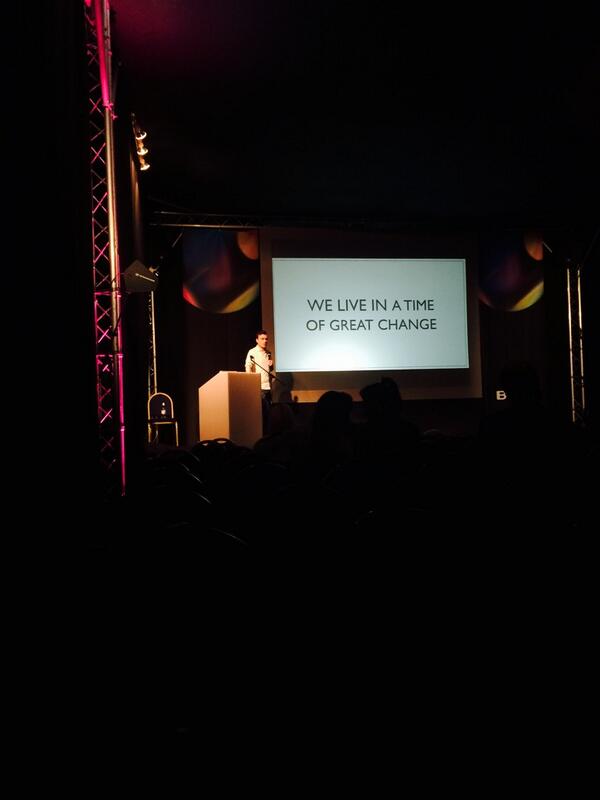 SmartCityBizHub's tweet photo. “@sbbrief: Paul Adams has inspired visitors! 'We live in a time of great change' #SBS2014 http://t.co/fCzCrZuaE9”