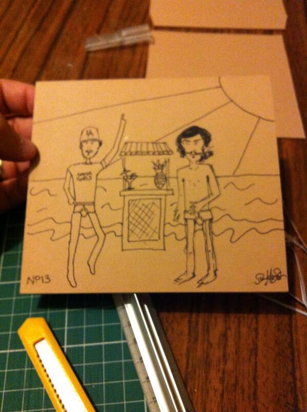 comagirls's tweet photo. Hand drawn by the drummer moz. Limited to 25 copies, on sale tonight @TheGreystones @TinyTeethMusic http://t.co/GEu7feXu88