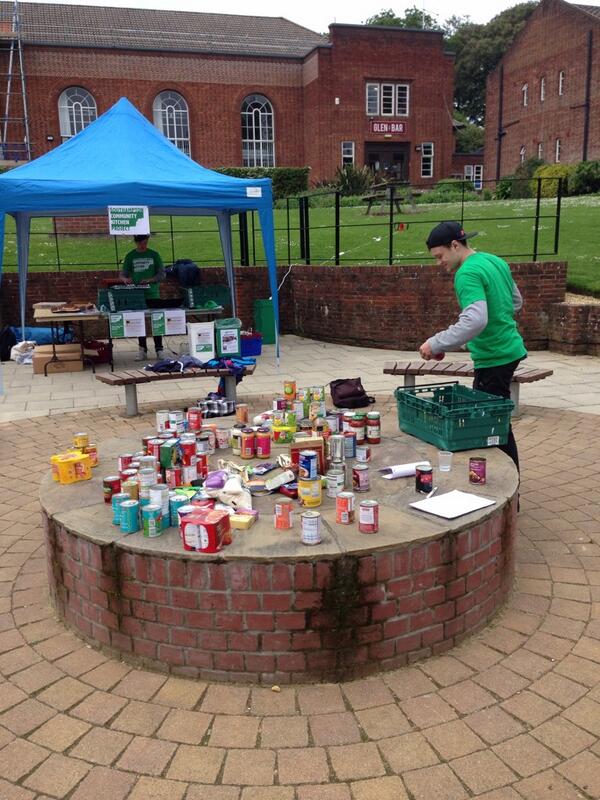 SotonComKitchen's tweet image. It's piling up! Good work Glen Eyre! All going to help hungry mouths in Southampton