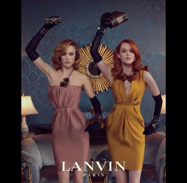 patmcgrathreal's tweet photo. #FashionFlashback @LANVINofficial #FW2011 shot by #stevenmeisel #makeup by #patmcgrath #RaquelZimmerman @KarenElson_ http://t.co/g13wPcLkra