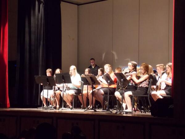 Jr High Band Concert last night May 29 Great job to all and Ms. Higdon.