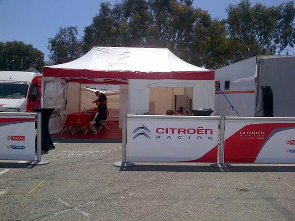 IndividualEvent's tweet image. Au parc d'assistance MIN Rallye d'Antibes Structure Citroen Sport