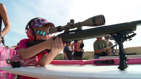 ABC's tweet image. Does teaching kids to shoot guns make them safer? - abcn.ws/SiUvg5 - @Nightline