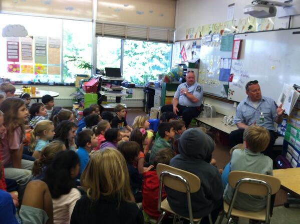 mrsmckee215's tweet photo. Reading marathon day with guest reader  CH fire chief George tamborelle! @IthacaNYSchools @CHES_PTA http://t.co/IpenXErX2U