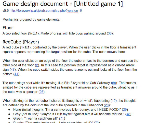 fwipgame's tweet photo. Documenting all the gameplay ideas from the players into a nice Game Design Document #democratic #design #gamedev http://t.co/fAO4WM9sgE