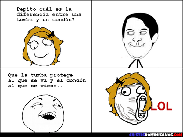 UnTweetDeChiste's tweet photo. ¿Qué diferencia entre una tumba y un condón? http://t.co/ZiZvuob8jp